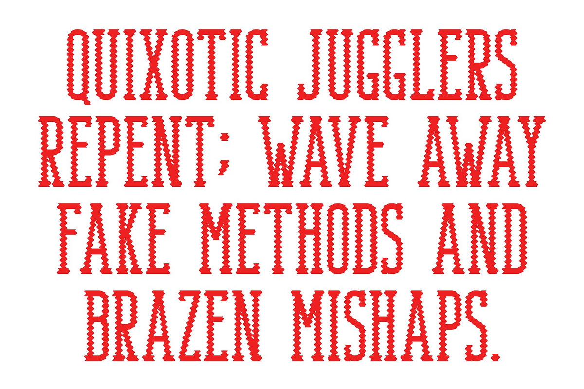 Bondie Slab Distort, a Slab Serif Font by Craft Supply Co. (Photo 5 of 8)