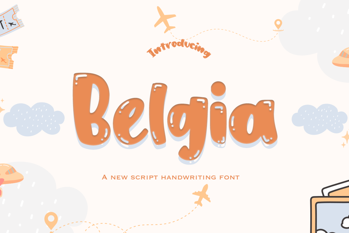Belgia, a Handwritten Font by cocodesign (Photo 1 of 7)