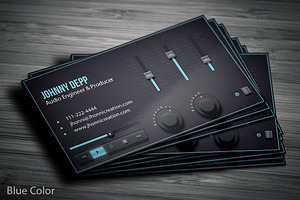 Music Producer And DJ Business Card