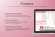 Simple Paycheck Budget - Red, a Templates & Theme by The Creative Plans co (Thumbnail 3 of 10)