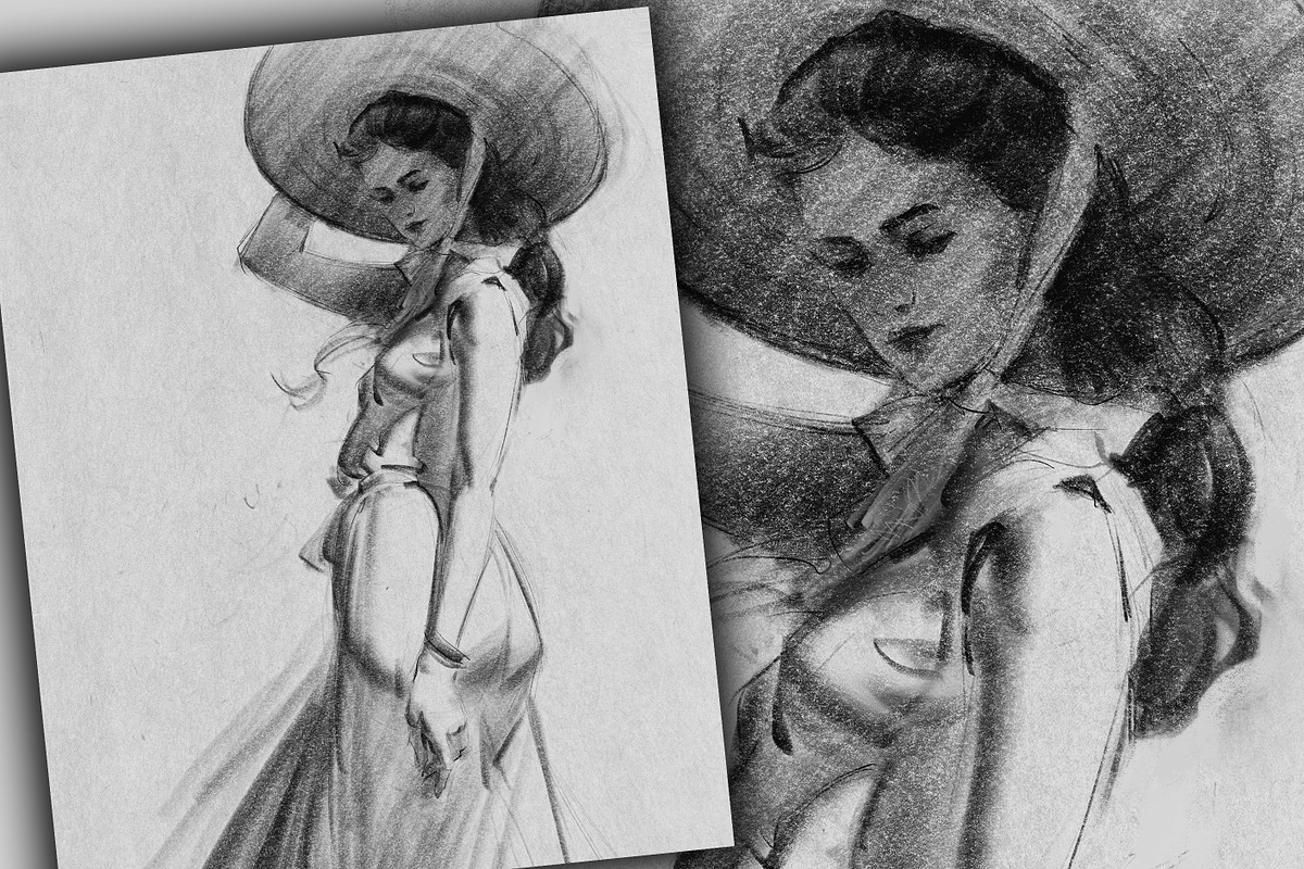 The Charcoal Master Pack, a Brush Add-On by Lane Draws (Photo 7 of 8)