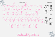 Halimah Sadila Script Font Duo, a Script Font by MC Creative (Thumbnail 8 of 9)