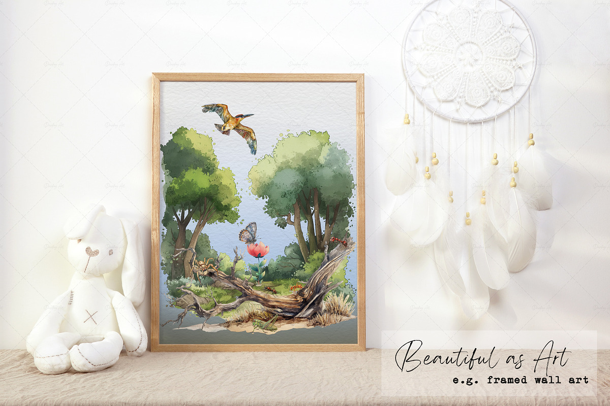 Nature's Symphony: Insects & More, an Illustration by Dazzling Art Boutique (Photo 6 of 6)