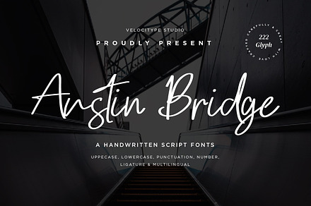 Austin Bridge - Modern Script fonts