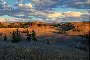 Sunset Over Serene Mountain, a Nature Photo by Jan Jack Russo Media