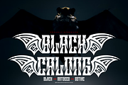 Black Calong - Artdeco Font, a Blackletter Font by QR Design Studio (Thumbnail 1 of 8)