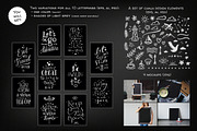 Chalk Lettering Set, Vector, a Decorative Illustration by Nina's Illustration Shop (Thumbnail 2 of 11)