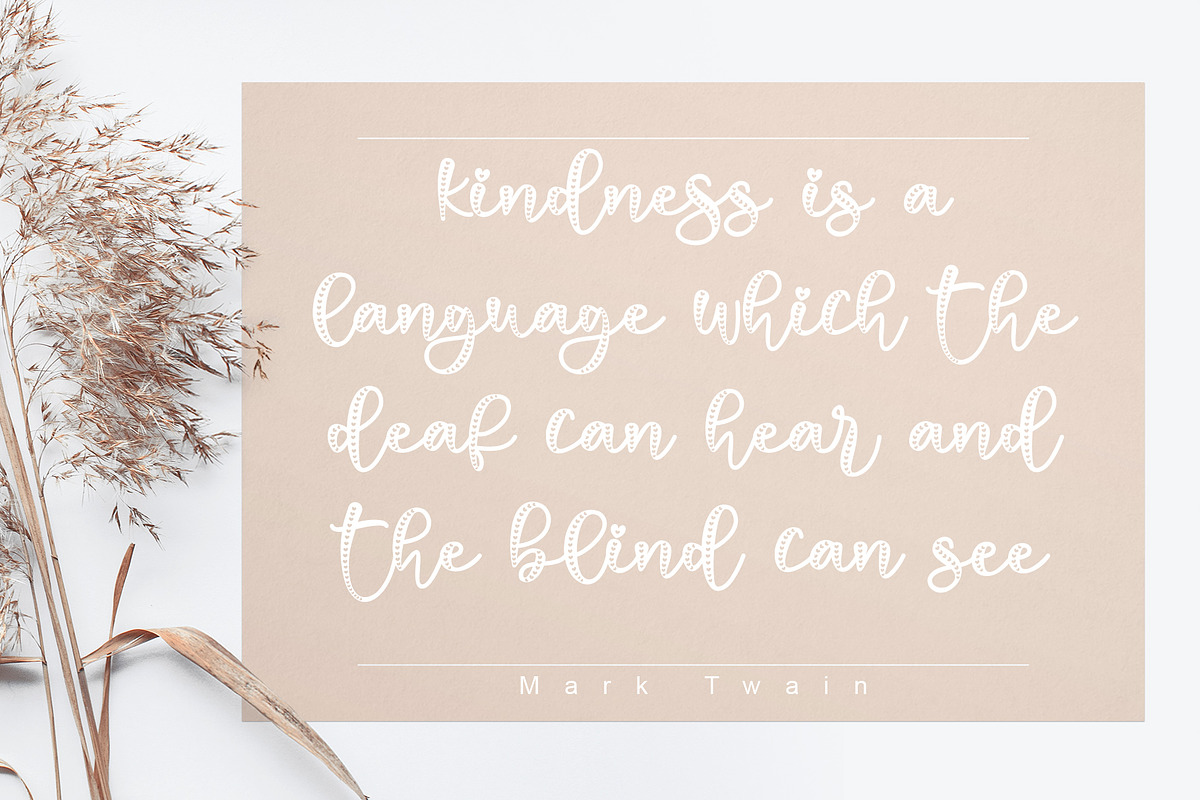 Still Valentine, a Script Font by Letterara (Photo 3 of 12)