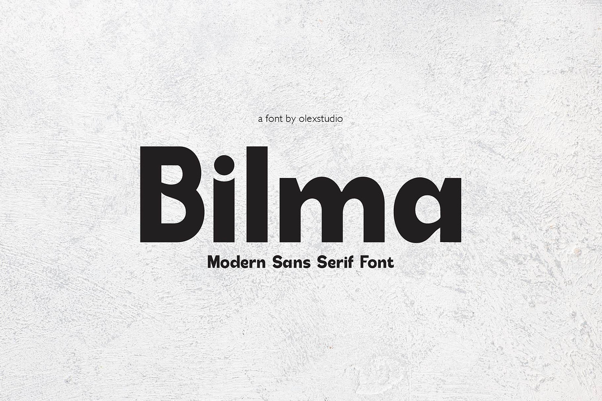 BILMA - Sans Serif, a Sans Serif Font by Olexstudio (Photo 1 of 7)