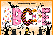 Halloween candy-PNG fonts, a Handwritten Font by It me digital art (Thumbnail 1 of 9)