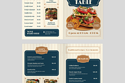 Rustic Vintage Menu Bifold Brochure, a Flyer Template by Annora Studio (Thumbnail 6 of 6)