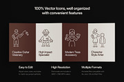 Animated Movie Icon Art Set, an Outline Icon by Prosymbols (Thumbnail 2 of 3)