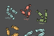 SALE candy stamps for procreate, a Brush Add-On by pinkdrinksoul (Thumbnail 2 of 2)