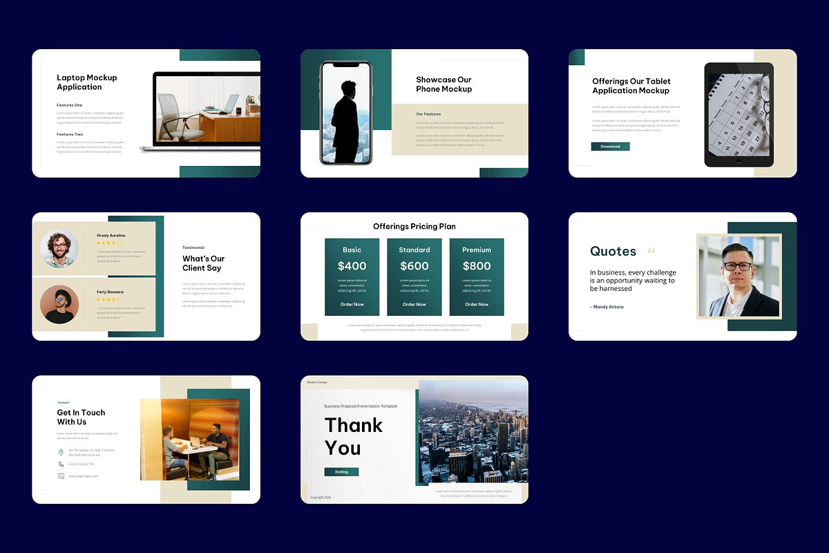 Business Proposal Google Slides, a Presentation Template by Salamahtype (Photo 5 of 5)