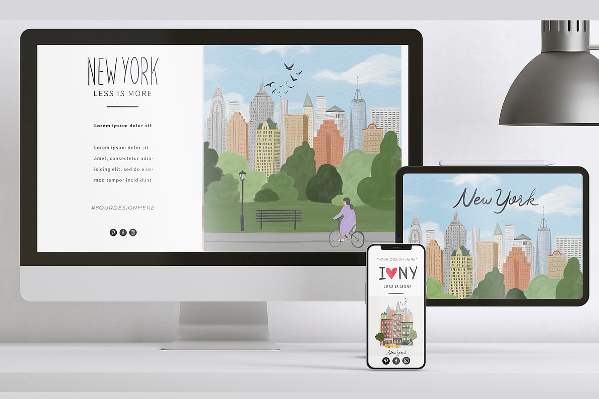 New York Print Creator, Scene, a Person Illustration by AlineArtStore (Photo 7 of 15)