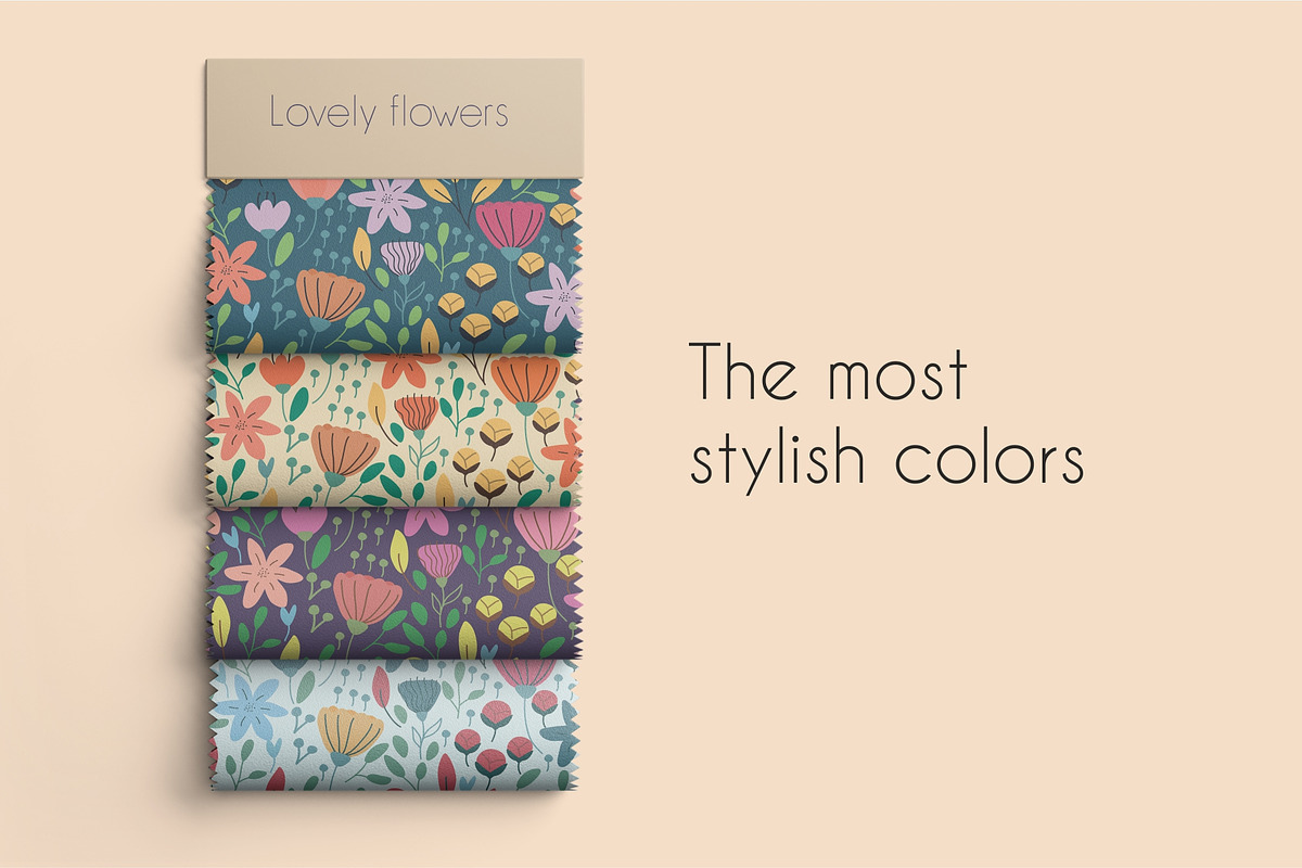 Lovely Flowers Seamless patterns, a Pattern Graphic by Anel_S (Photo 4 of 6)
