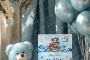 Boy baby shower invitation mockup PS, an Advertising Mockup by Blush Roses Print (Thumbnail 7 of 7)