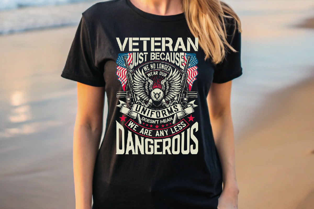 Veteran T-shirt Design, a Graphic by Crafts Bundle (Photo 2 of 6)