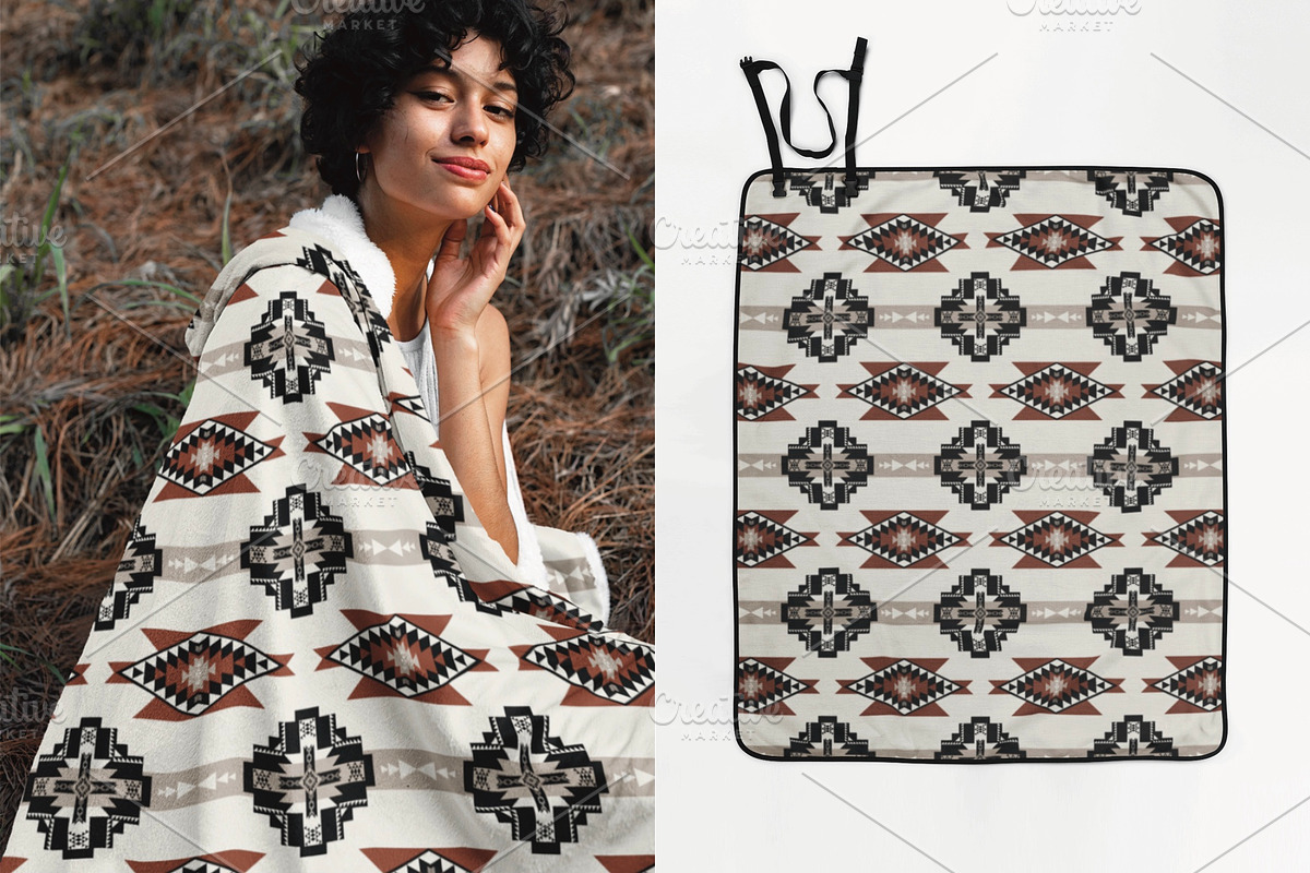 Vintage Native American Pattern, a Pattern Graphic by PPEthnicDecorPattern (Photo 4 of 10)