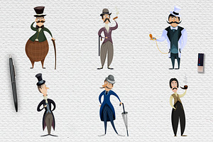 Gentlemen's Club.Cartoon Characters