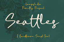 Seattles - Handwritten Script Font