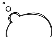 Hand drawn round speech bubbles, an Object Graphic by MaryHat Shop (Thumbnail 4 of 5)
