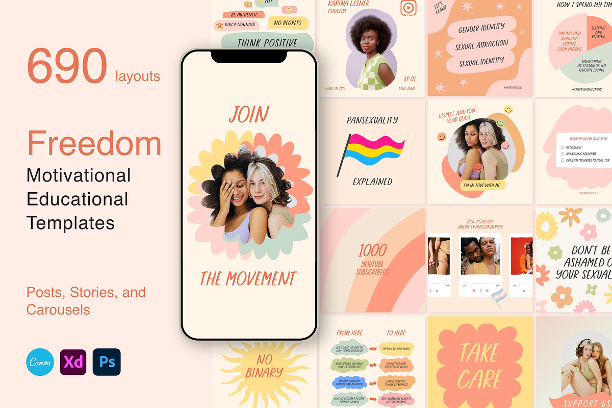 Freedom | Social Media Kit, a Social Media Template by Sparrow & Snow (Photo 1 of 22)