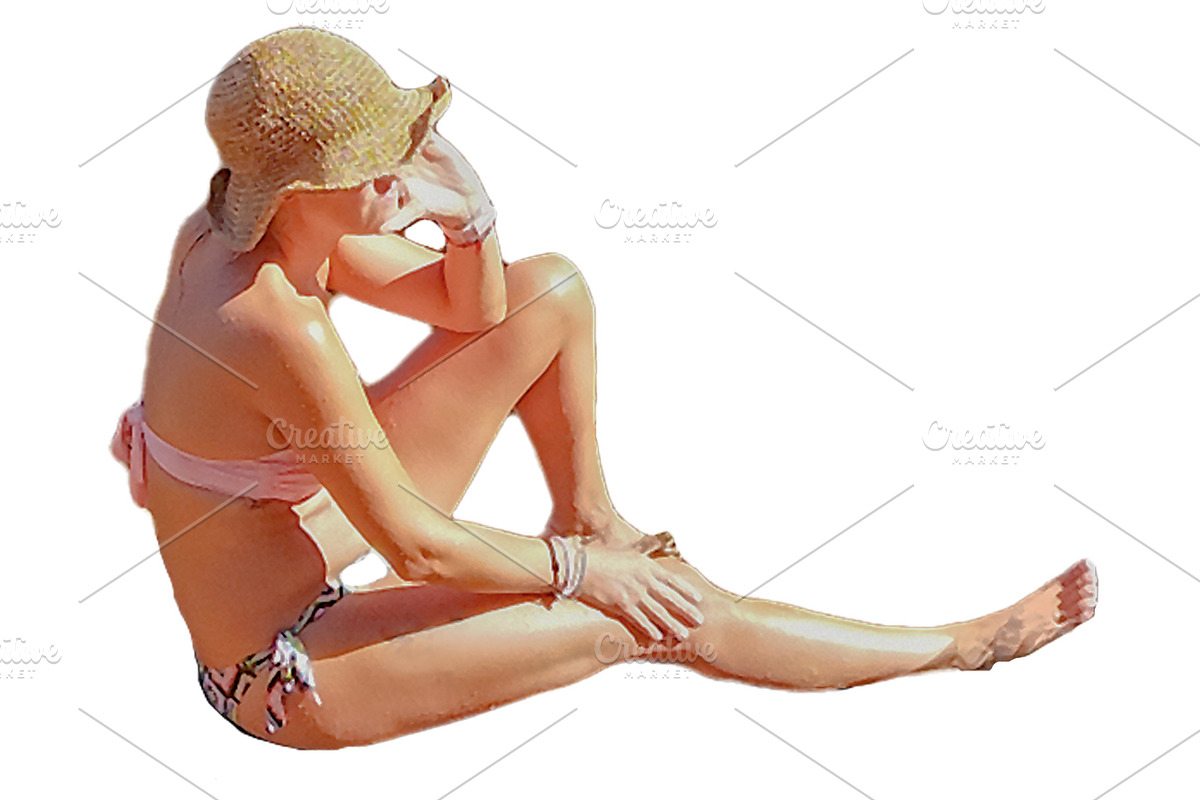 Young woman with bikini isolated, a Person Photo by DanFLCreativo (Photo 2 of 2)