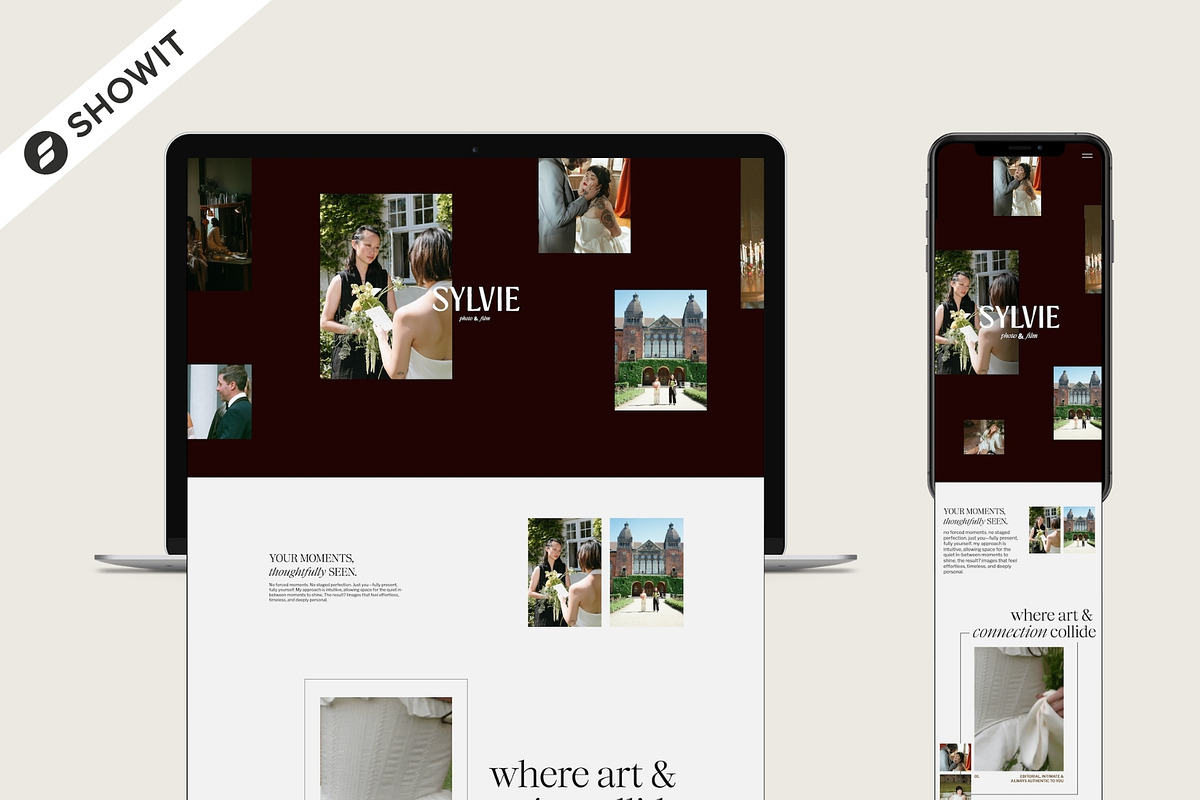 Editorial Showit Website Template, an App Template by Seventh Made (Photo 1 of 4)