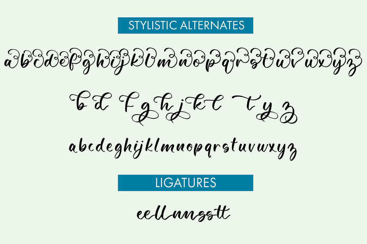 Scotch Argus Butterfly Script Font, a Handwritten Font by Freeling Design House (Photo 3 of 6)