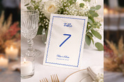Wedding Table Numbers Canva bd003, a Card Template by TyphoonStudio (Thumbnail 4 of 8)