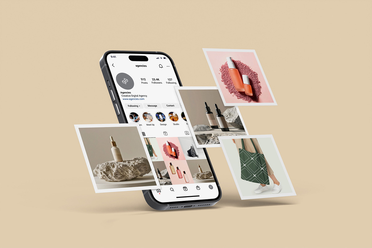 Social Media Mockup, a Device Mockup by SLAB! Design (Photo 4 of 7)