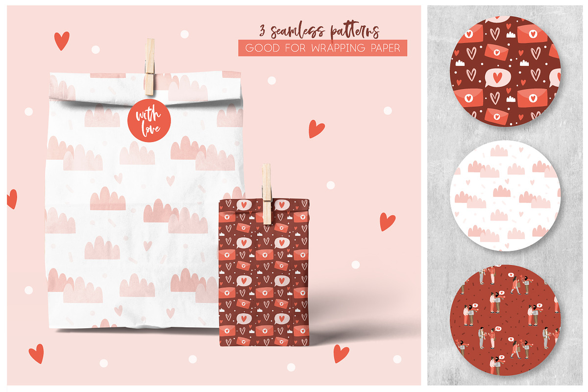 Valentine's Day - graphic collection, a Person Illustration by lokko studio (Photo 5 of 6)