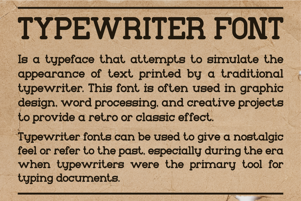 Couvior - Typewriter Font, a Handwritten Font by MaikoHatta (Photo 2 of 7)