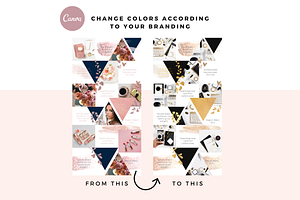 RoseGold Chic Canva Instagram Puzzle