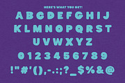 Jumbo - A Chunky, Blobby Font, a Handwritten Font by Eric Pond Designs (Thumbnail 3 of 3)