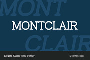 Montclair Classy Serif Family Font, a Serif Font by UICreative (Thumbnail 1 of 13)