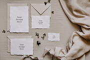 Deckle Edge Paper Mockup Bundle, a Print Template by Barn Owl Studio (Thumbnail 9 of 11)