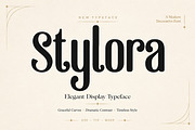 Stylora – Elegant Display Typeface, a Script Font by Wow Magic (Thumbnail 1 of 3)