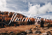 Autumn, a Script Font by Funtype (Thumbnail 9 of 9)