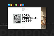 Minimal Proposal Presentation, a Presentation Template by Olion Lora (Thumbnail 2 of 12)