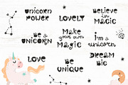 Unicorn clipart & pattern, a Graphic by Nafanya (Thumbnail 8 of 13)
