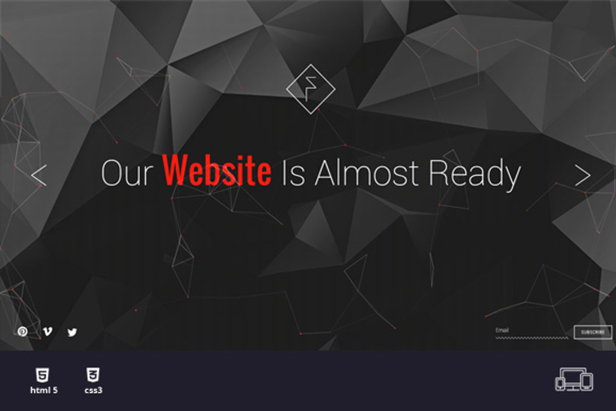Frantic - Coming Soon Template, a Websites & App Template by CapitalTemplate2 (Photo 2 of 5)