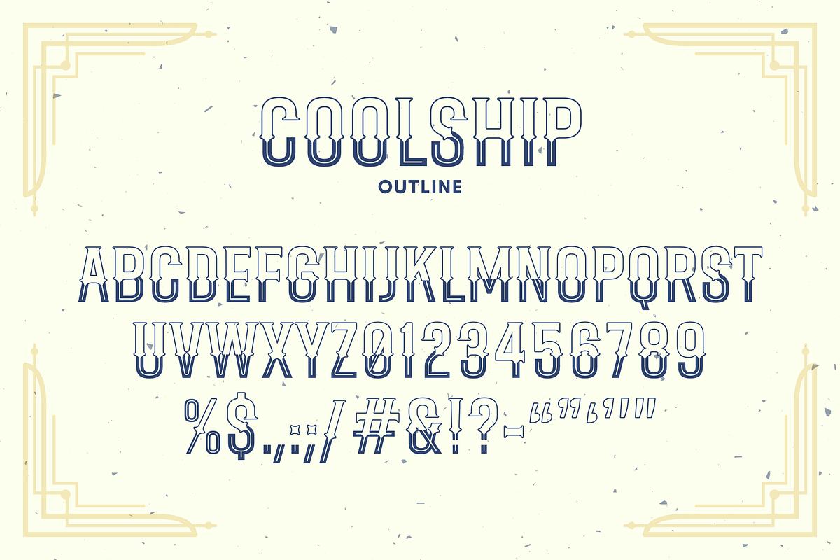 Coolship Font Family, a Serif Font by Jessica Deel Creative Co. (Photo 2 of 7)