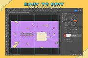 YouTube Branding Templates Bundle, a Social Media Template by Andrew Skoch Design (Thumbnail 10 of 11)