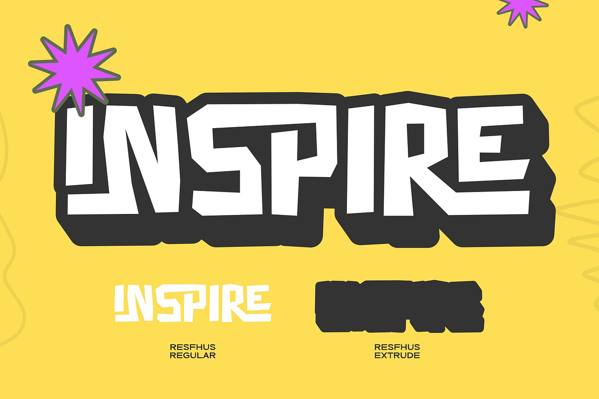 Resfhus, a Sans Serif Font by Yktypstd (Photo 6 of 10)