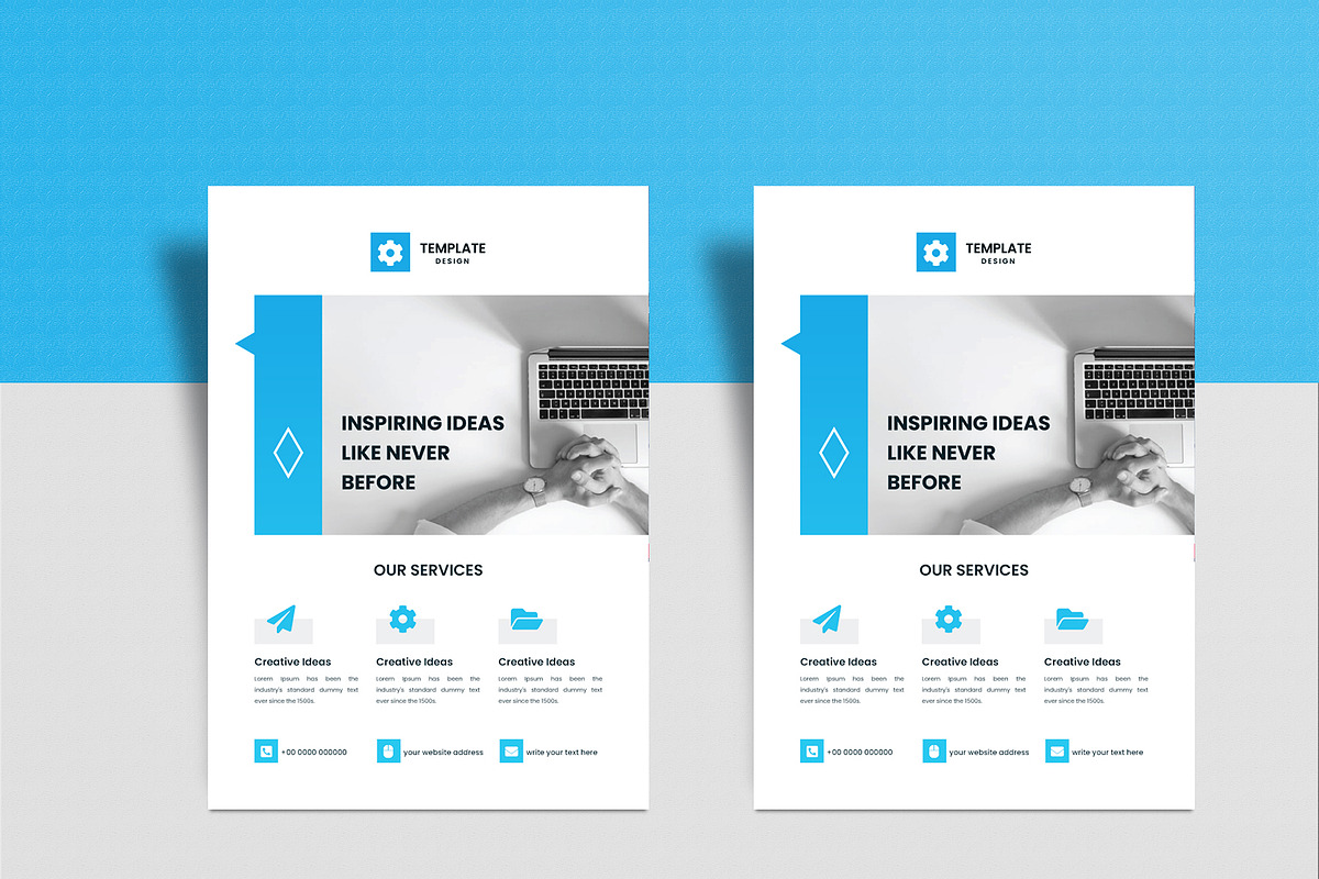 Clean Business Flyer Design Canva, a Flyer Template by mijli (Photo 3 of 5)