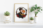 Gothic Victorian Lady Skull PNG, an Illustration by Craft Nest (Thumbnail 4 of 6)