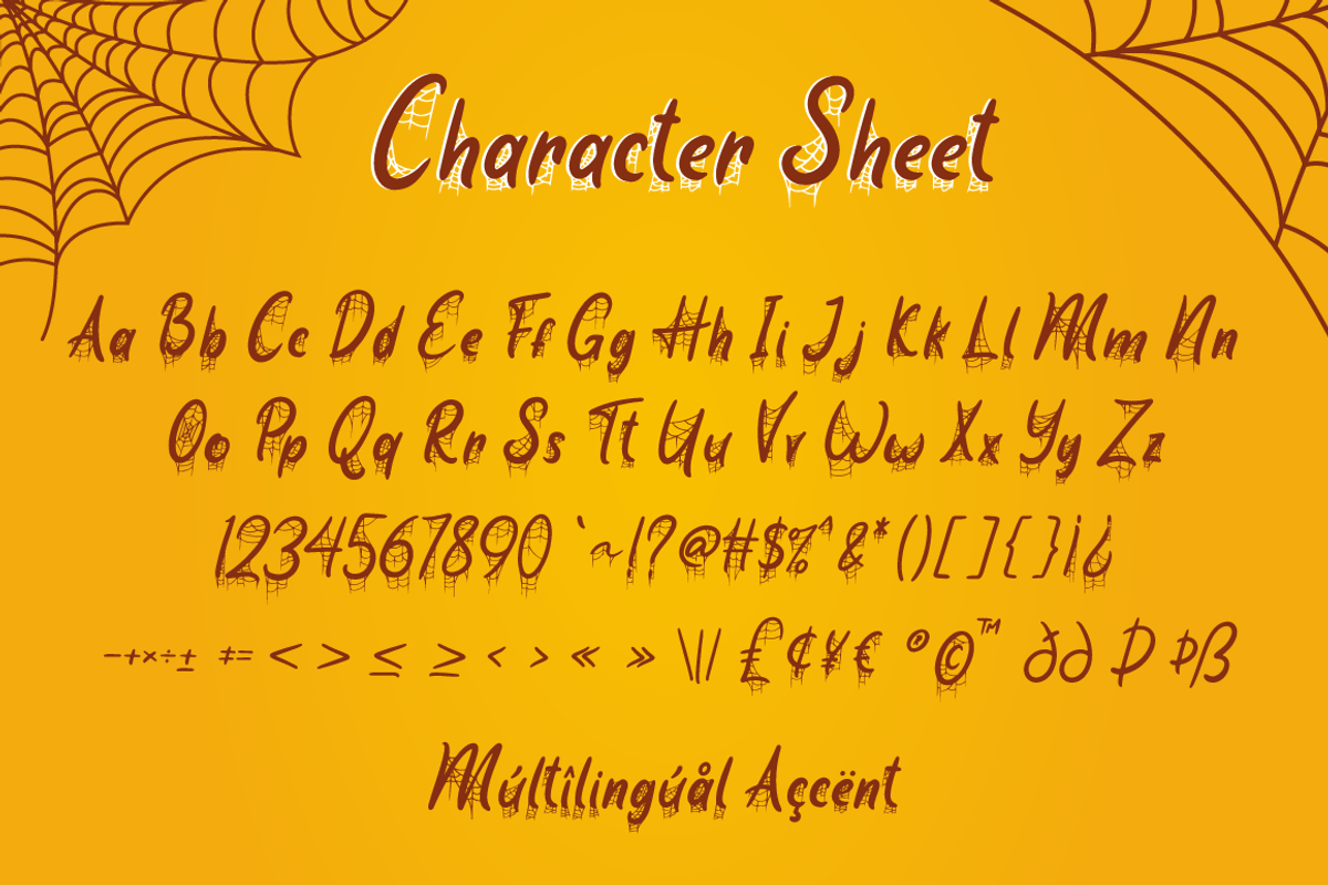 Pumpkin Web, a Script Font by Attype (Photo 6 of 9)