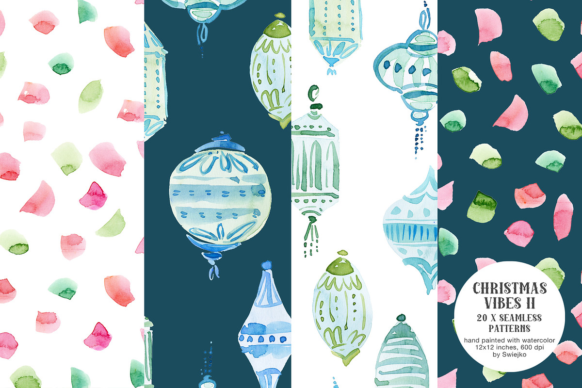 Christmas Vibes II, a Pattern Graphic by swiejko (Photo 3 of 9)